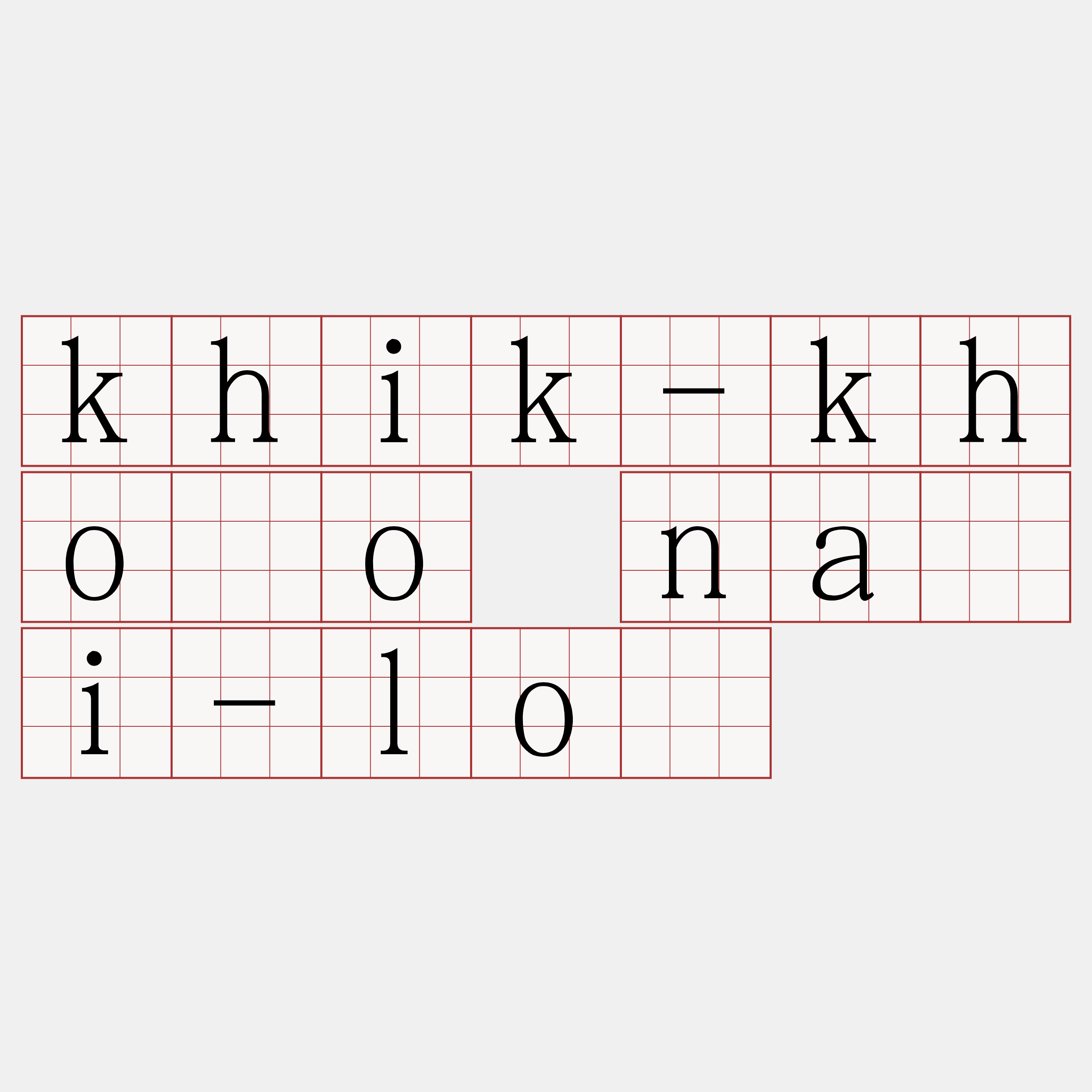 khik-khóo nāi-lô